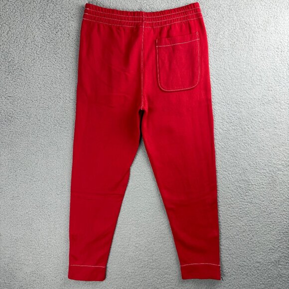 Ami Paris Pants Mens Small Red Alexandre Mattiussi Zip Track Jogger Sweatpants 1 - Picture 2 of 11